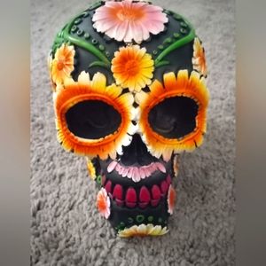 Floral skull
